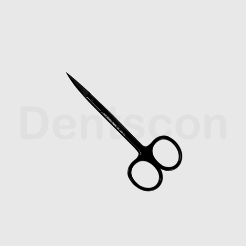 Iris Scissors (Curved/Delicate, Super-Cut, Black Line)