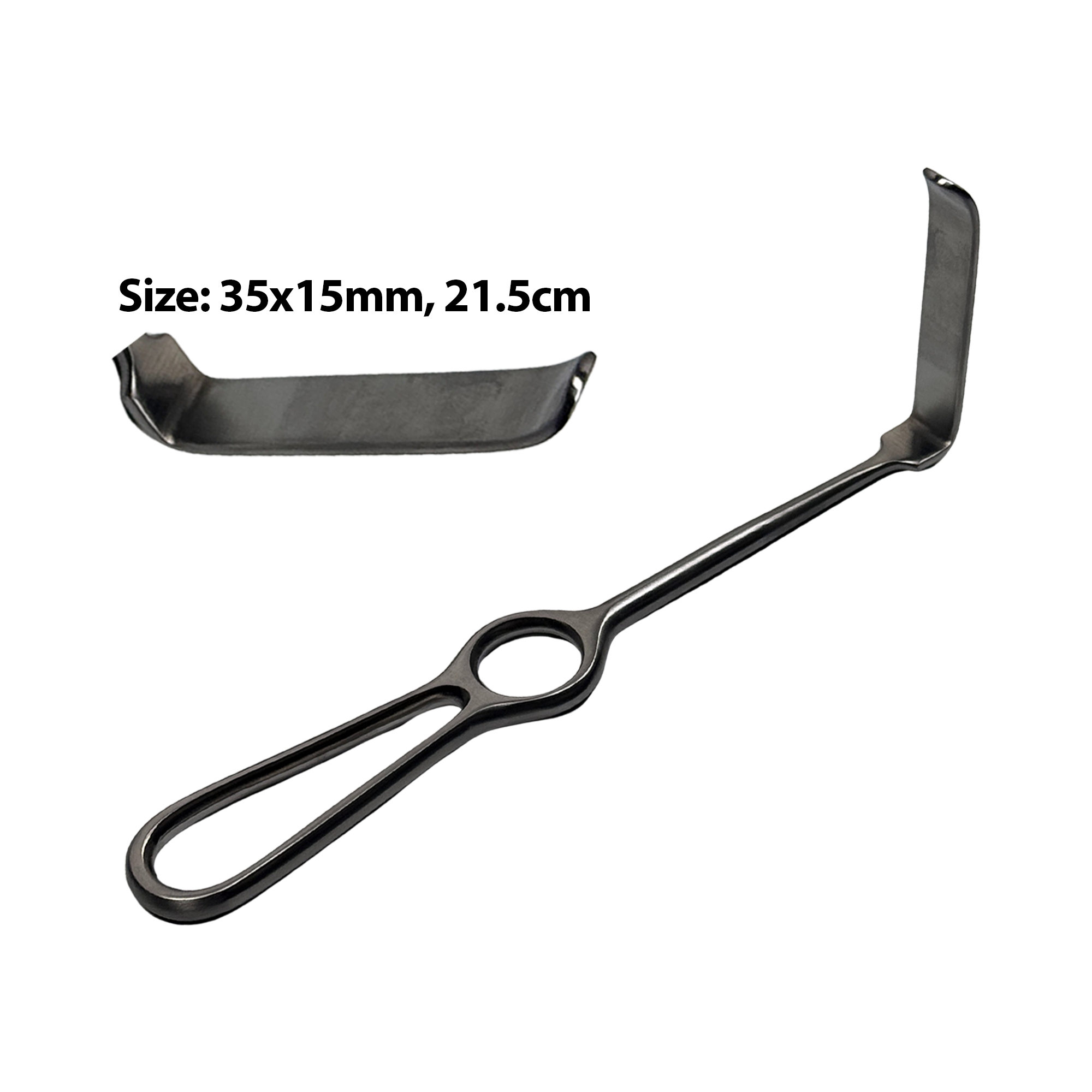 Kocher Langenbeck Retractor (35x15mm, 21.5cm)