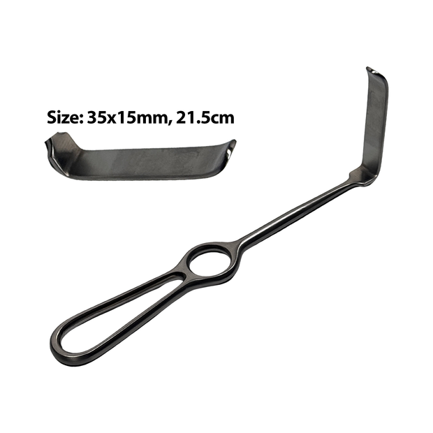 Kocher Langenbeck Retractor (35x15mm, 21.5cm)